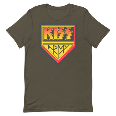 KISS Army Logo T-Shirt Military Green